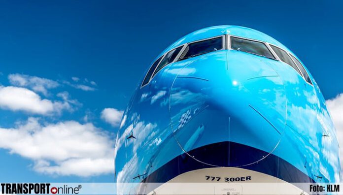 KLM neus van vliegtuig